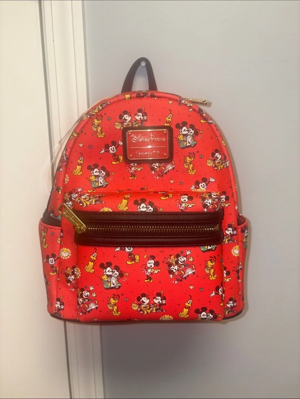 NWT Disney Parks Mickey & Minnie's runaway Loungefly Mini Backpack